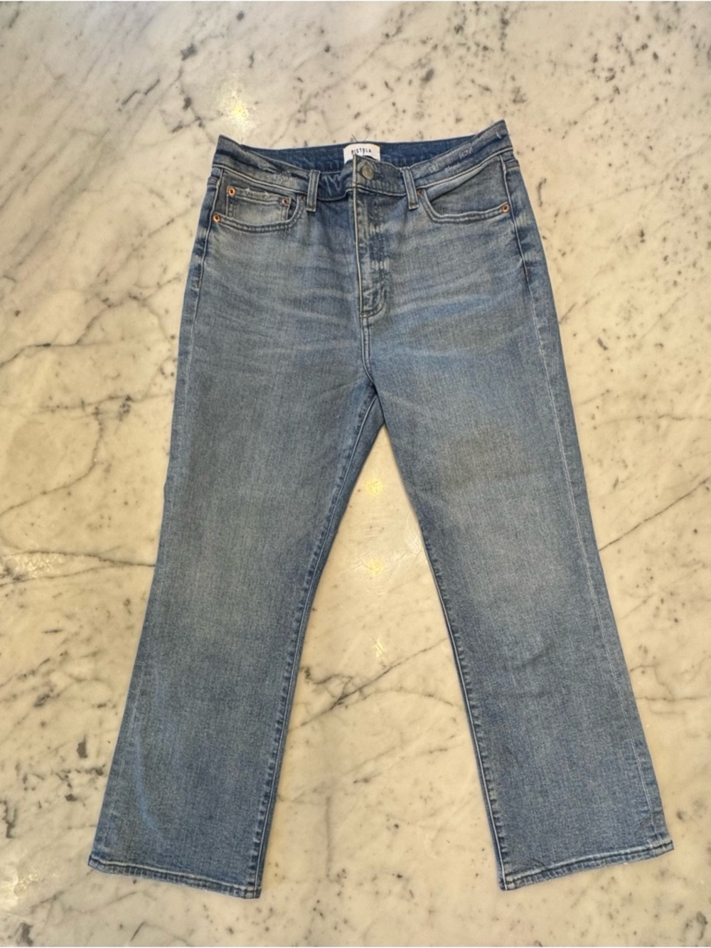 Pistola Cropped Flare Jeans